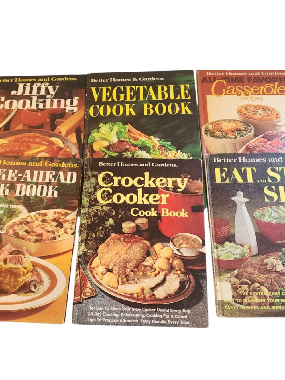 Better Homes and Gardens Cookbooks Hardcover Lot of 6 1960's